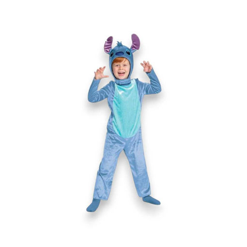 Picture of LILO AND STITCH - STITCH COSTUME WITH HOOD 5-6 YEARS